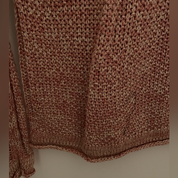 JJ Basics Pink and White Knit Sweater - Picture 4 of 5